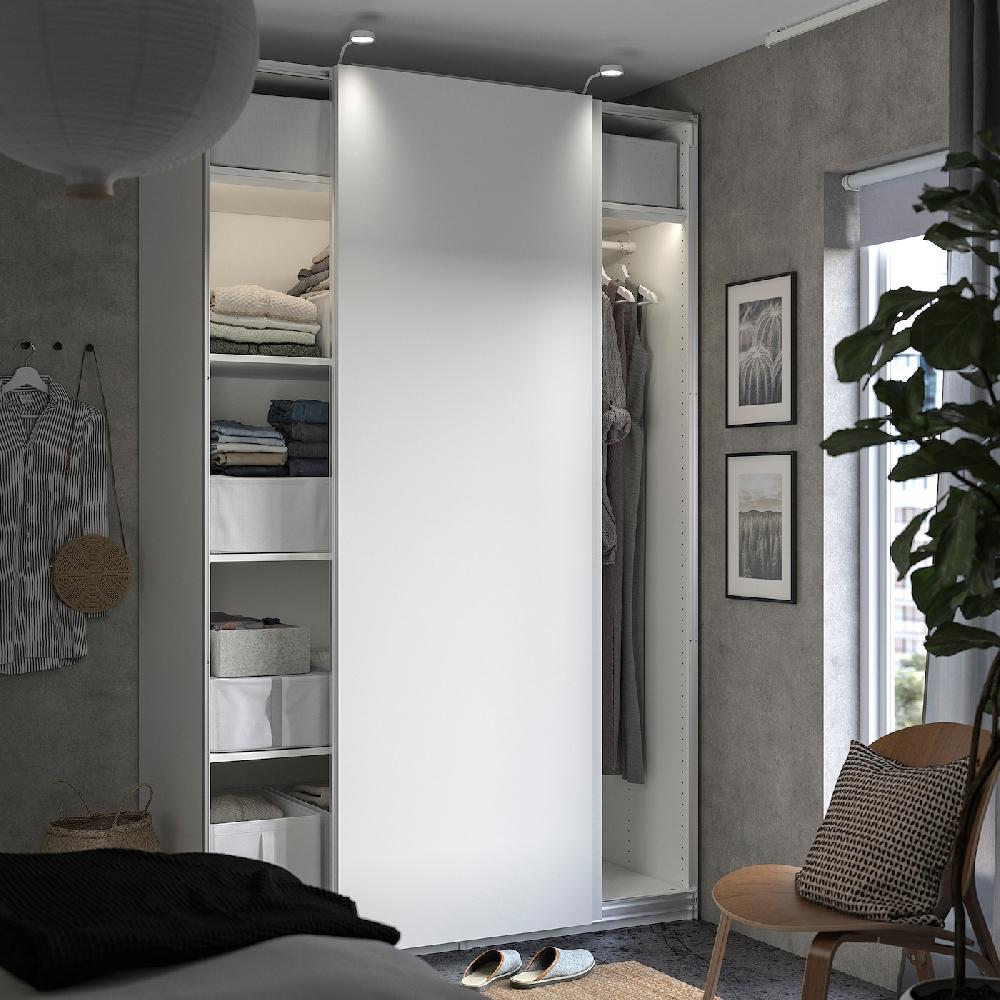 IKEA PAX / HASVIK Armario Blanco/blanco 150x66x236 Cm