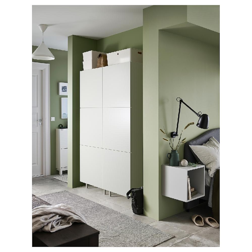 IKEA PLATSA Armario 6 Puertas Blanco/Fonnes Blanco 120x42x191 Cm