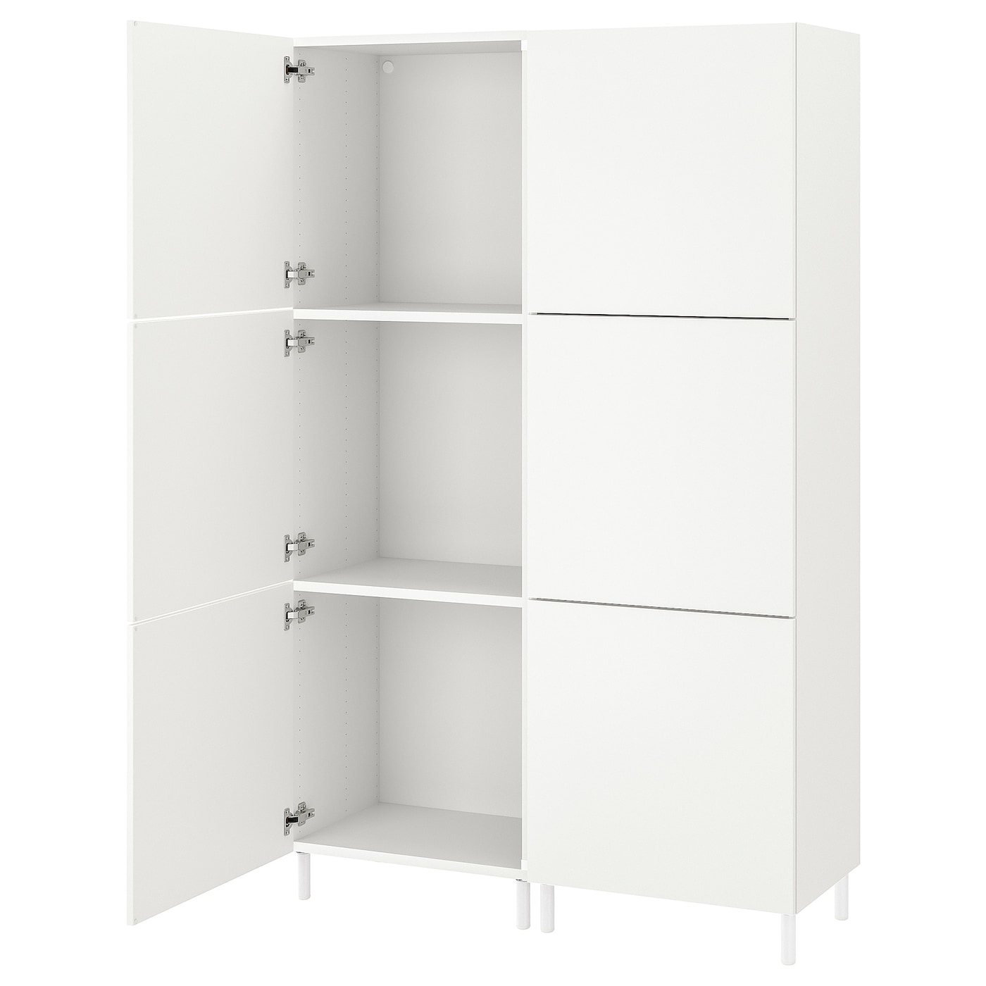 IKEA PLATSA Armario 6 puertas blanco/Fonnes blanco 120x42x191 cm