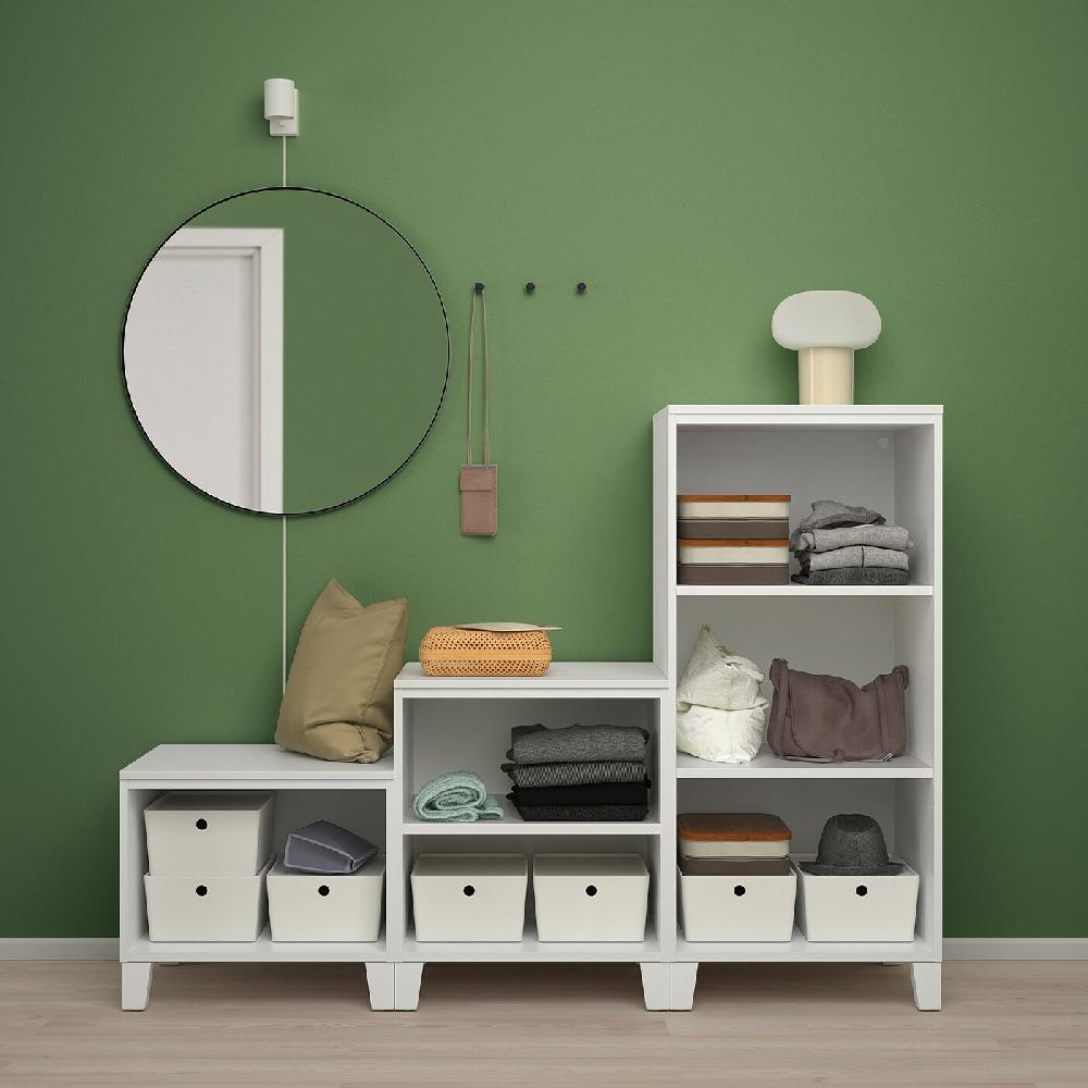 IKEA PLATSA Armario Con 3 Puertas Blanco/Fonnes Blanco 180x57x133 Cm
