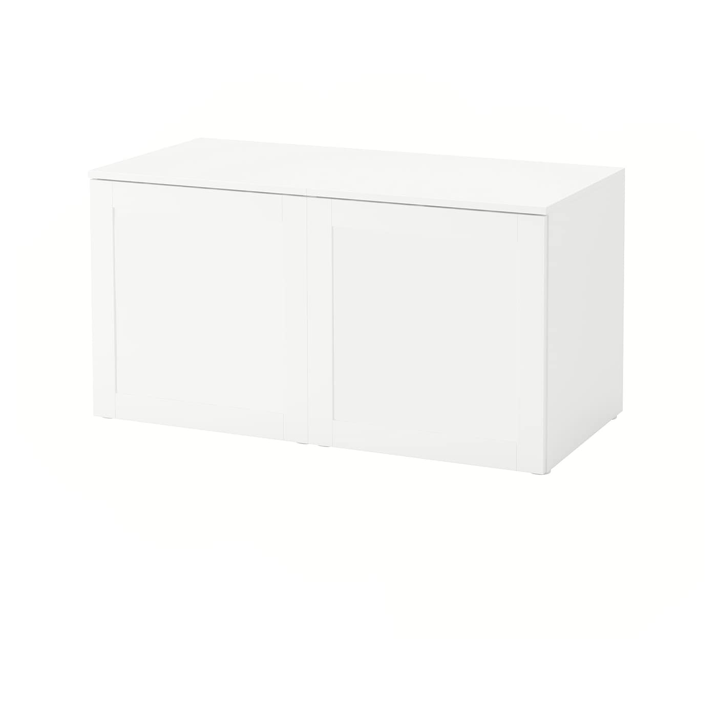 IKEA PLATSA Banco Con Cajón Blanco/Sannidal Blanco 120x57x63 Cm