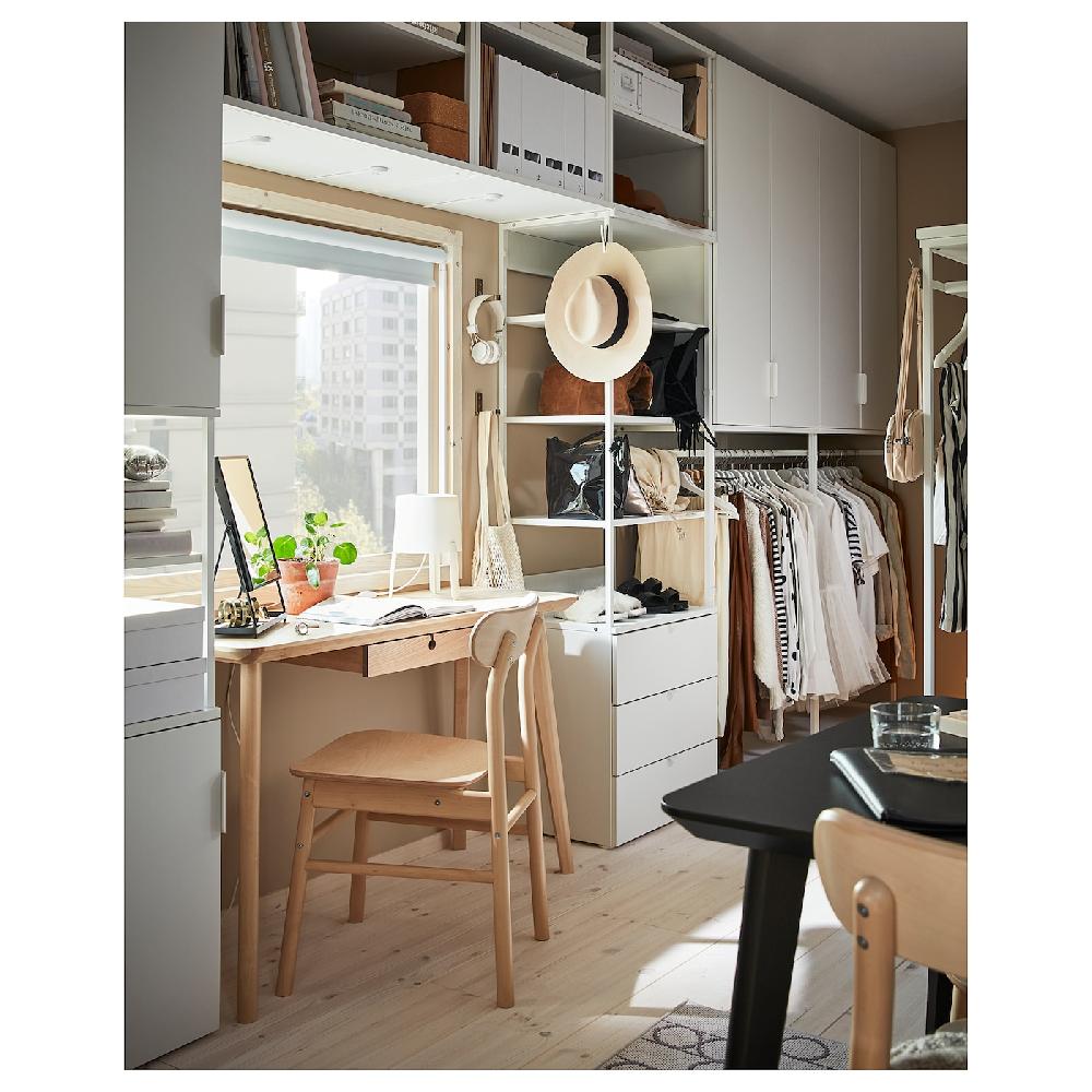 IKEA PLATSA Combi 6 Puertas 3 Cajones Blanco/Fonnes Blanco 420x42x241 Cm