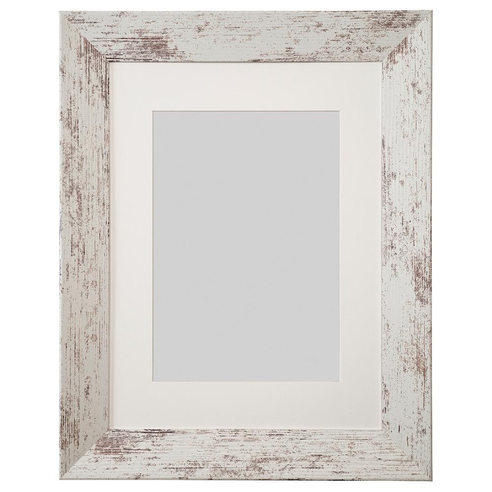 IKEA PLOMMONTRÄD Marco blanco efecto pino teñido 30x40 cm