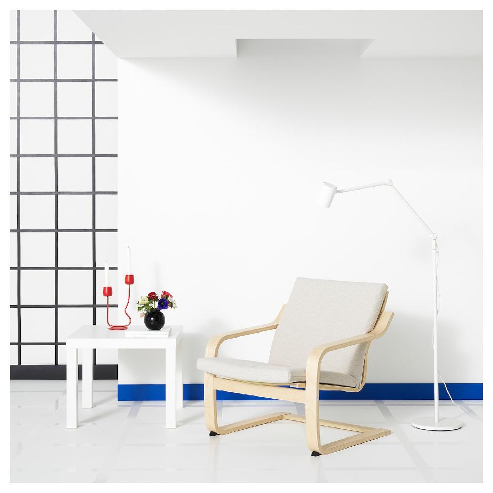 IKEA POÄNG Sillón Con Respaldo Bajo Natural/beige/Katorp Natural/beige