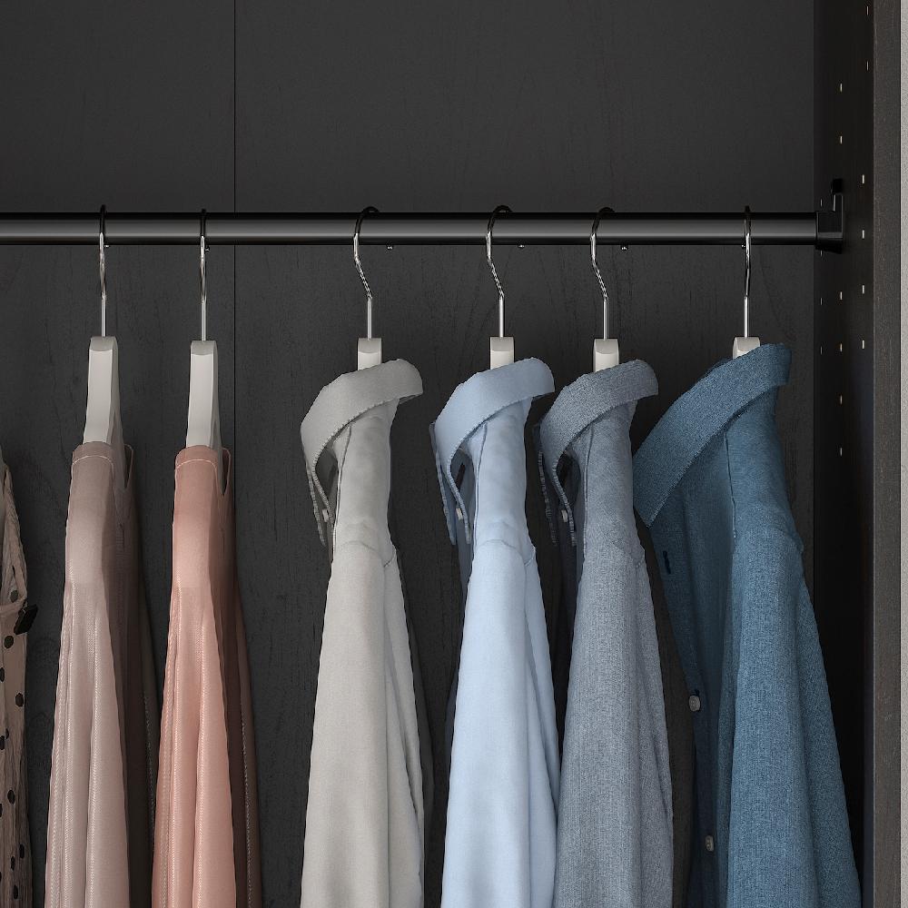 IKEA RAKKESTAD Armario Con 2 Puertas Negro-marrón 79x176 Cm