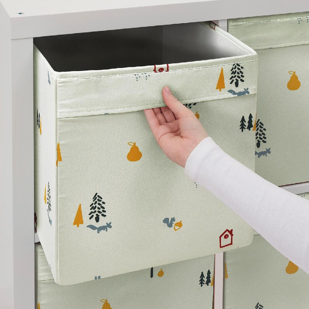 IKEA REGNBROMS Caja Motivo Animal/multicolor 33x38x33 Cm