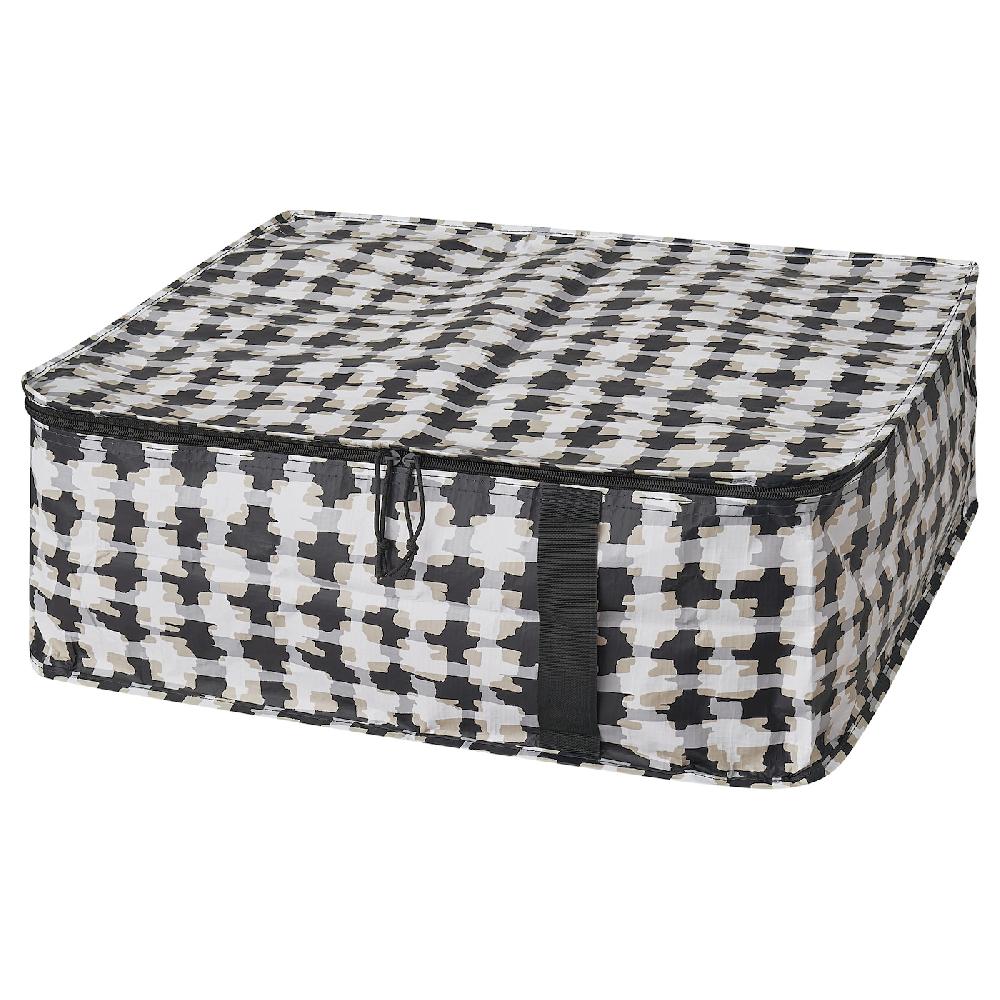IKEA SÄCKKÄRRA Bolsa de almacenaje blanco/multicolor 55x49x19 cm