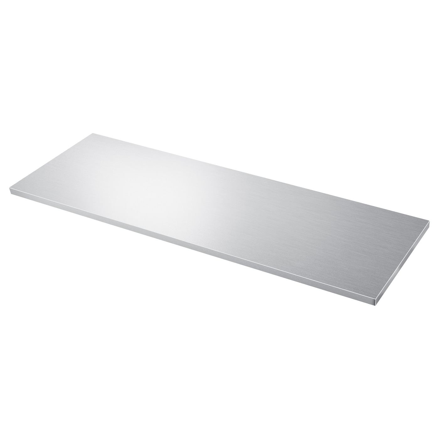 IKEA SÄLJAN Encimera a medida efecto aluminio/laminado 30-45x3.8 cm