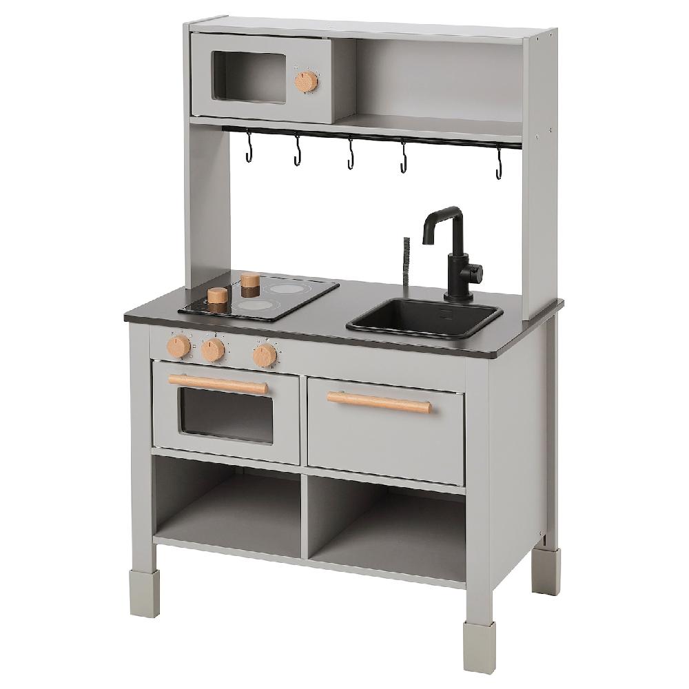 IKEA SILLTRUT Cocinita de juguete gris 68x40x100 cm