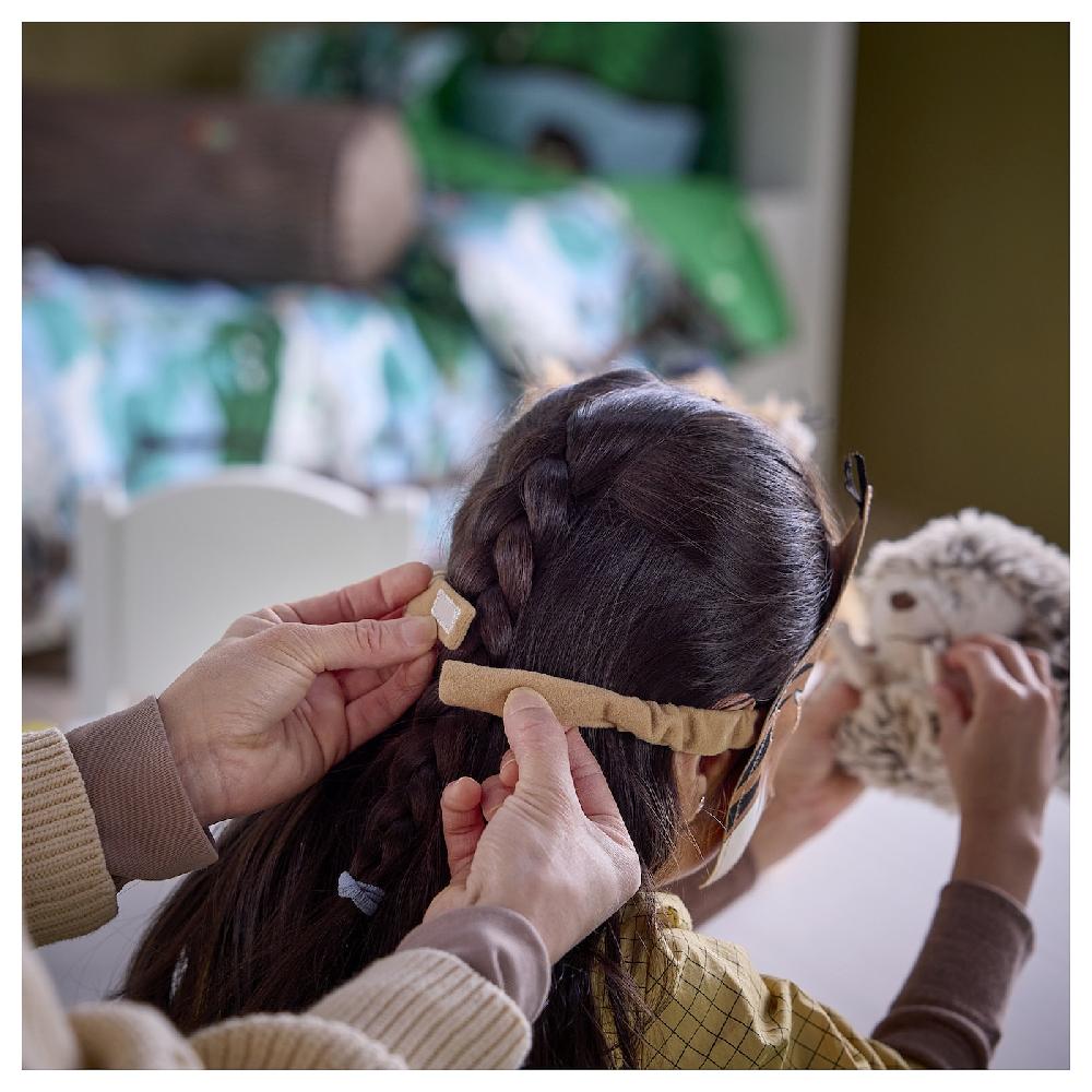 IKEA SKOGSDUVA Máscara Juego 2 Tejón/lince Multicolor