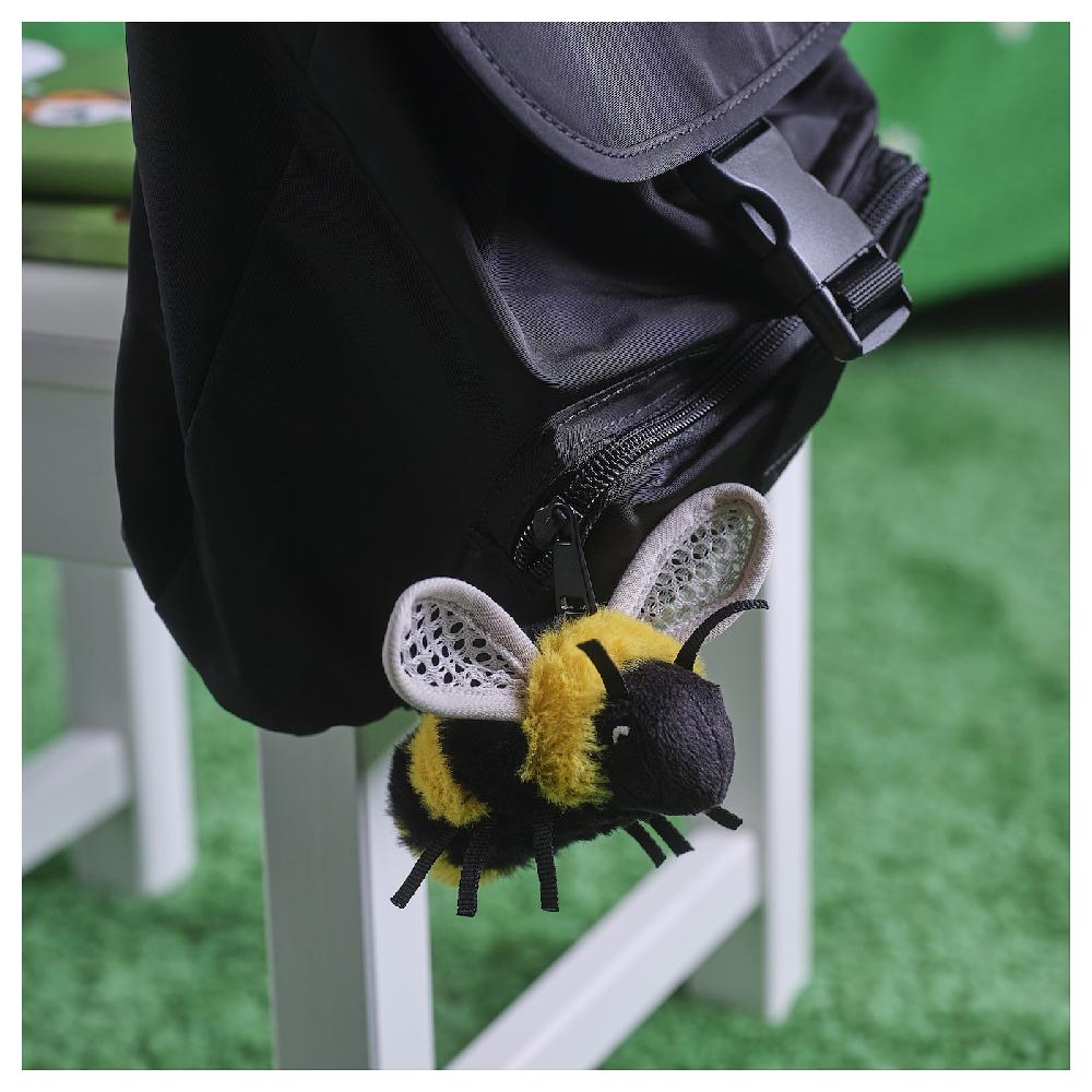 IKEA SKOGSDUVA Peluche Miniabeja/negro Amarillo 8 Cm
