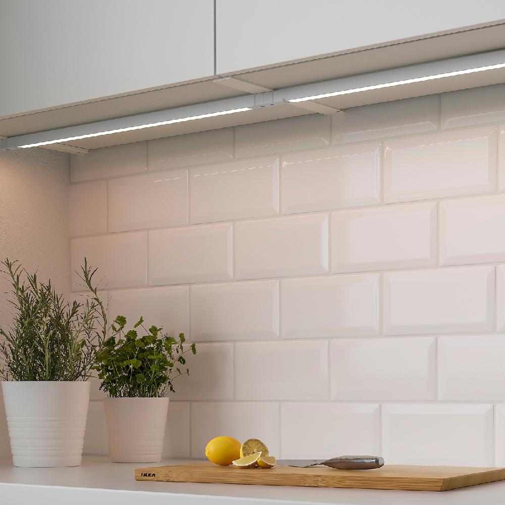 IKEA SKYDRAG Iluminación LED Para Cocinas Regulación Intensidad Luminosa Blanco 60 Cm