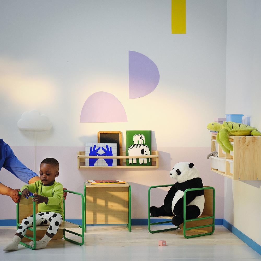 IKEA SMÅSKRAKE Silla/mesa Multifuncional Niños Verde