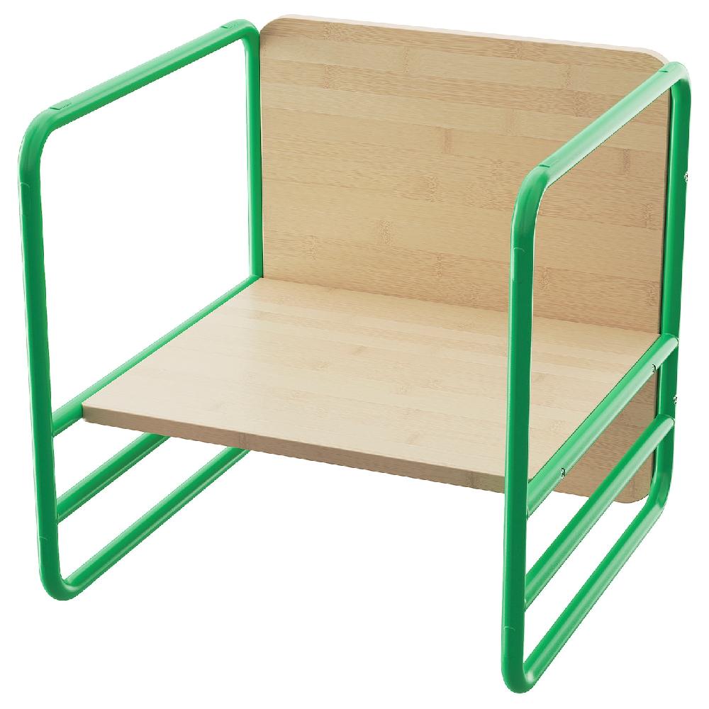 IKEA SMÅSKRAKE Silla/mesa multifuncional niños verde