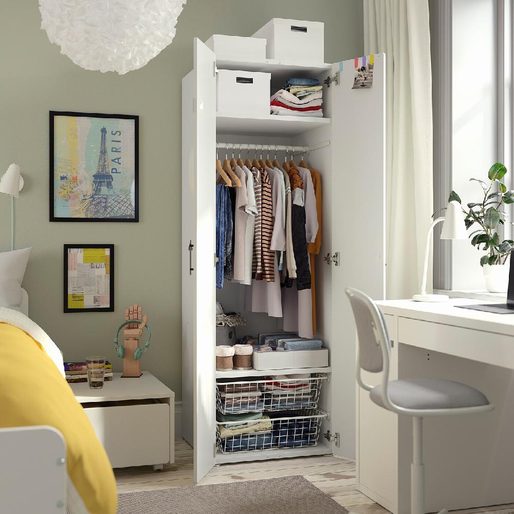 IKEA SMÅSTAD / PLATSA Armario Blanco/blanco 60x57x181 Cm