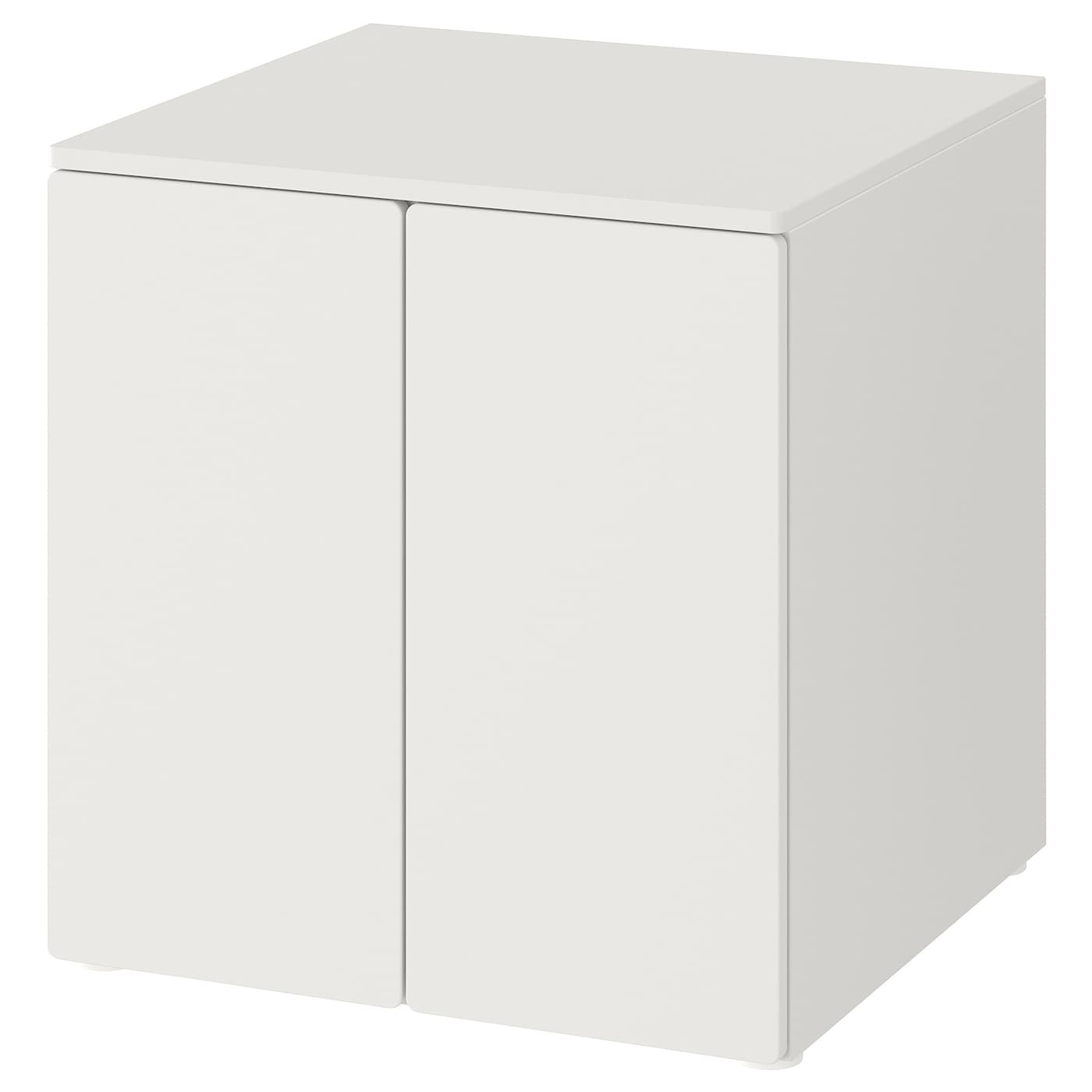 IKEA SMÅSTAD / PLATSA Armario blanco blanco/con 1 balda 60x57x63 cm