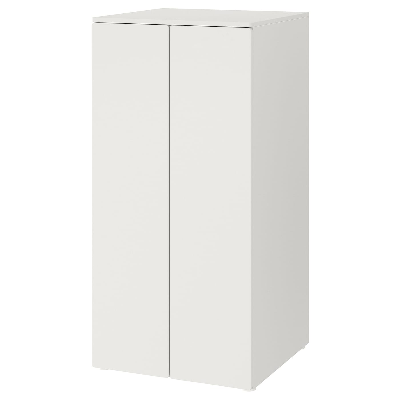 IKEA SMÅSTAD / PLATSA Armario blanco blanco/con 3 estantes 60x57x123 cm
