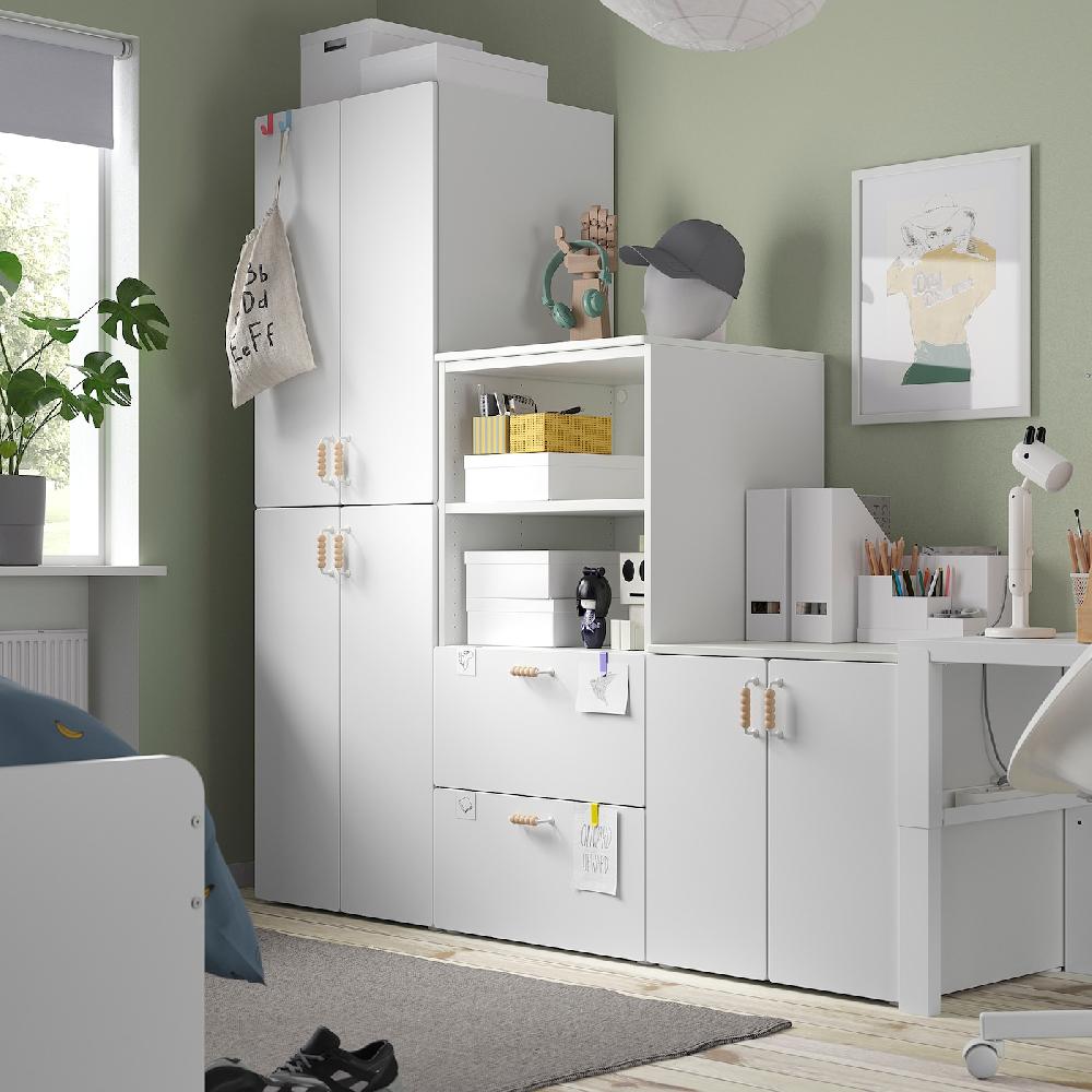 IKEA SMÅSTAD / PLATSA Combinación De Almacenaje Blanco/blanco 180x57x181 Cm
