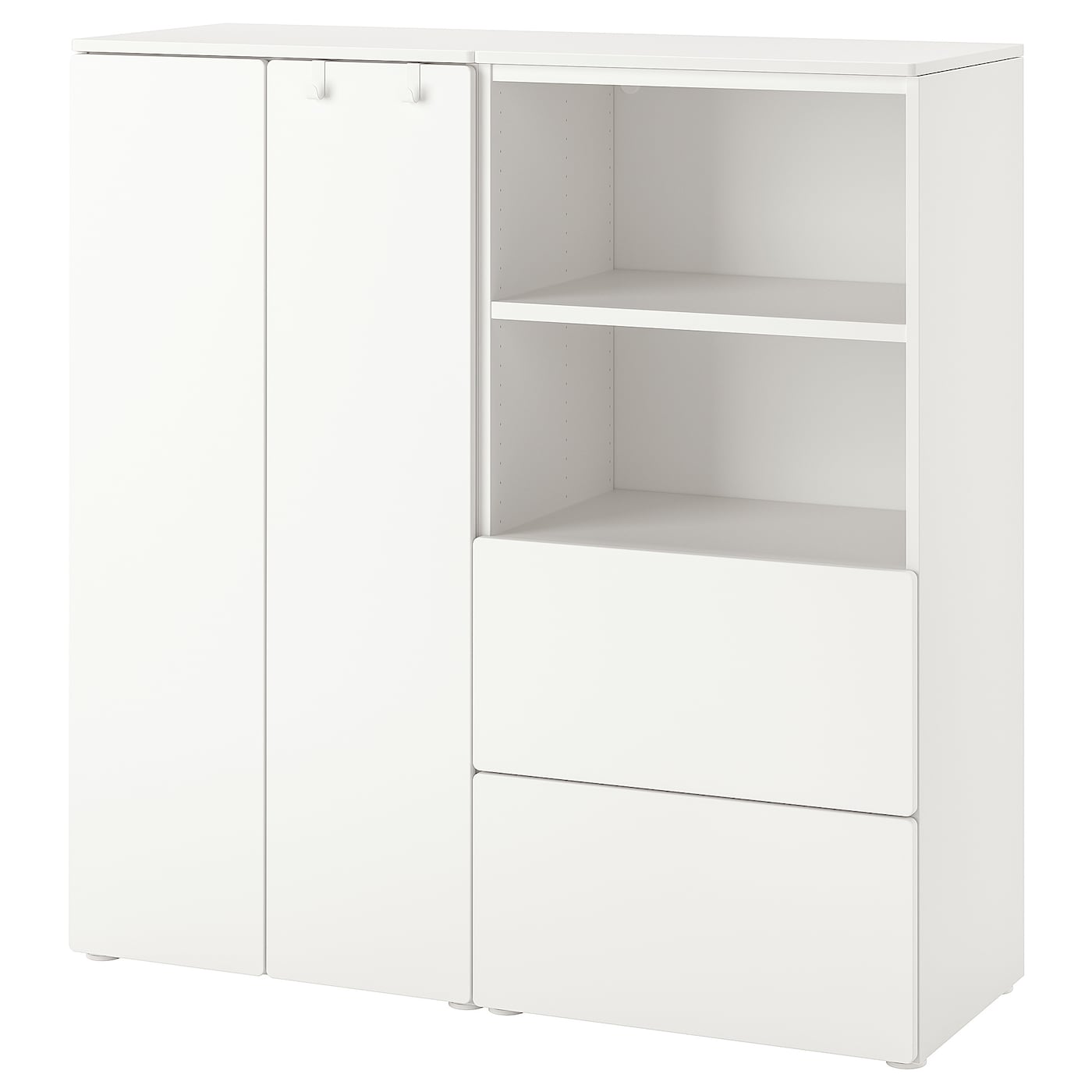 IKEA SMÅSTAD / PLATSA Combinación de almacenaje blanco/blanco 120x42x123 cm