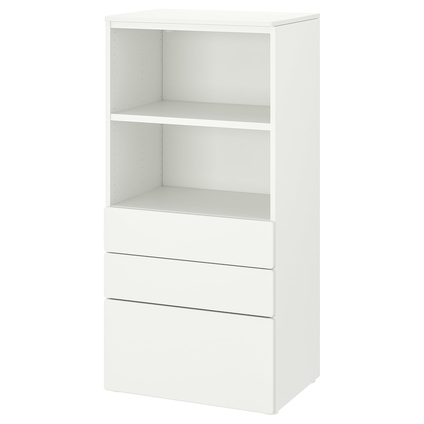 IKEA SMÅSTAD / PLATSA Librería blanco blanco/con 3 cajones 60x42x123 cm