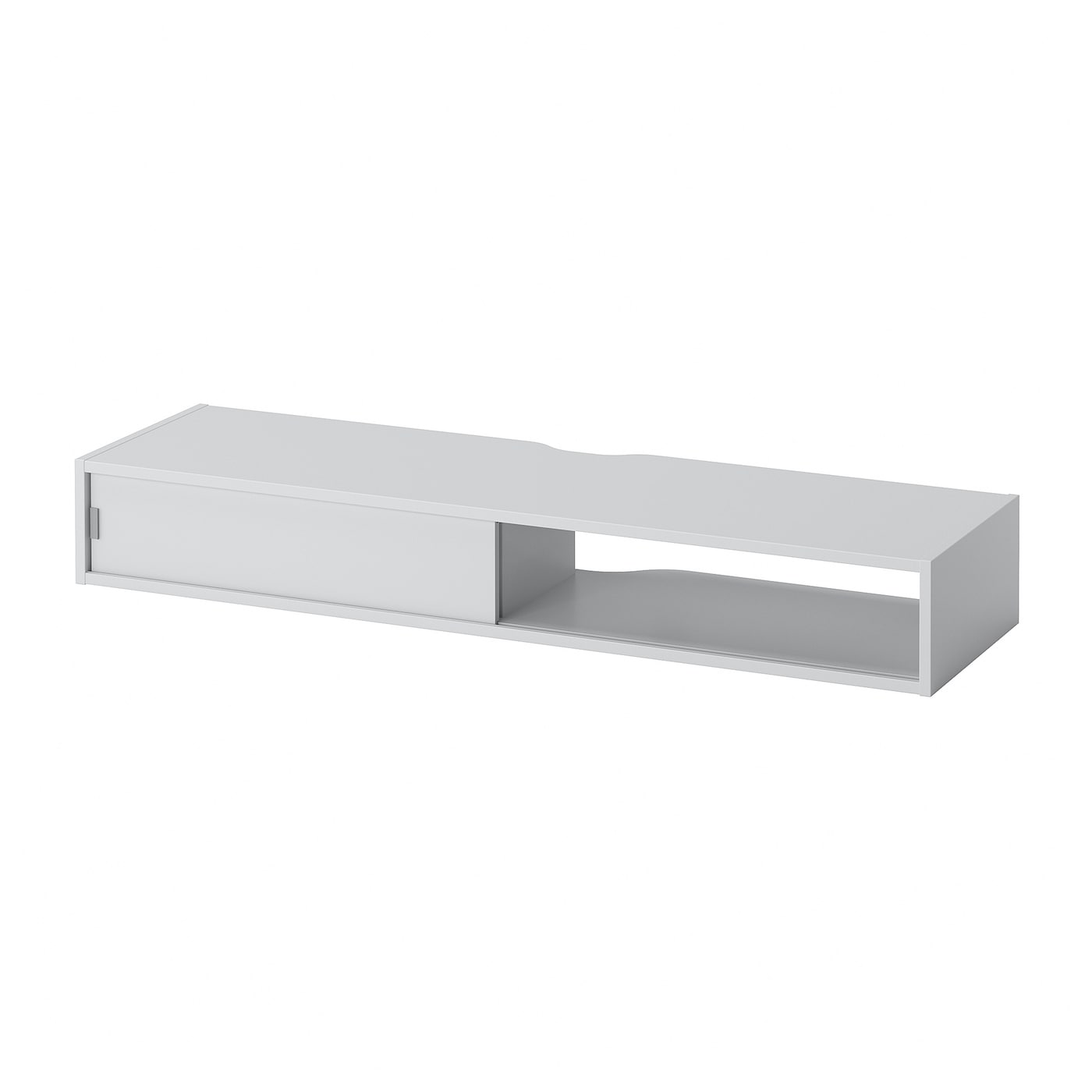IKEA SPIKSMED Estante dispositivos multimedia gris claro 117x32 cm