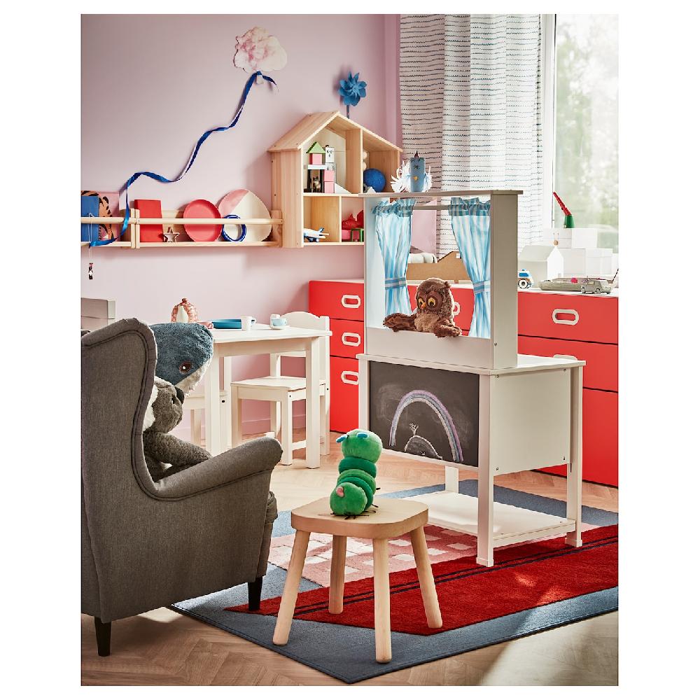 IKEA SPISIG Cocinita De Juguete Con Cortinas 55x37x98 Cm