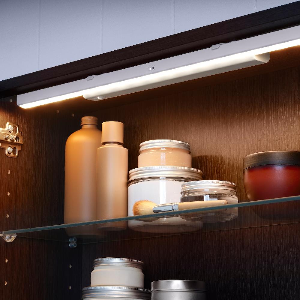 IKEA STÖTTA Iluminación LED Armario Sensor A Pilas Blanco 52 Cm