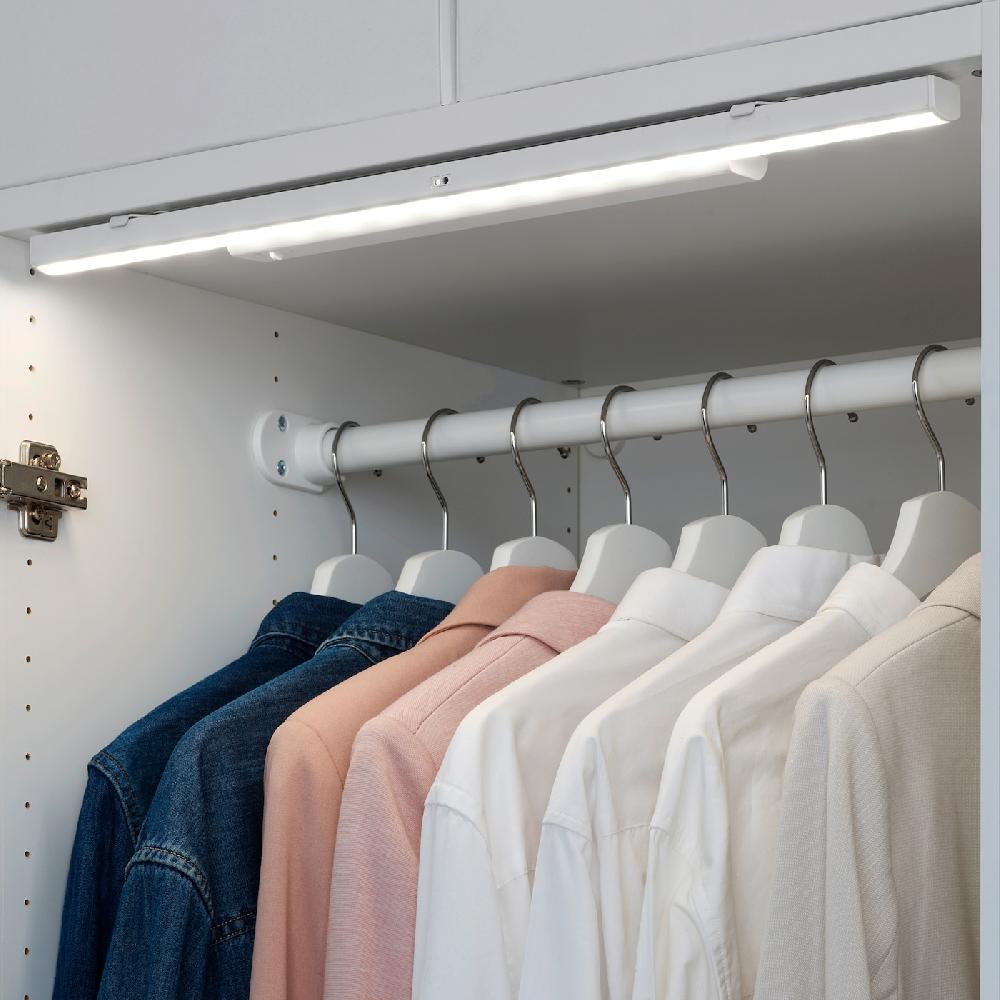 IKEA STÖTTA Iluminación LED Armario Sensor A Pilas Blanco 52 Cm