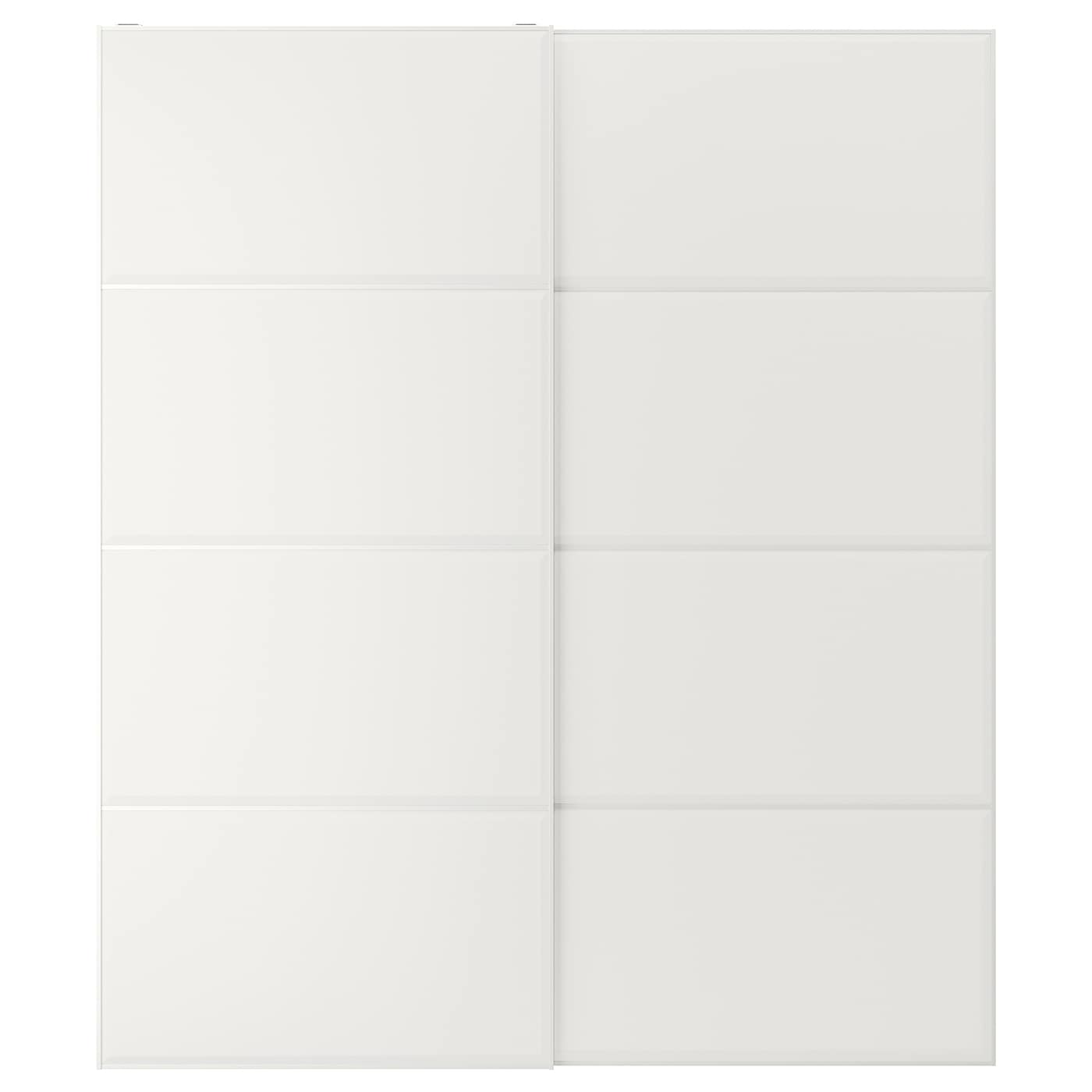 IKEA TJÖRHOM 2 unidades puertas correderas blanco 200x236 cm