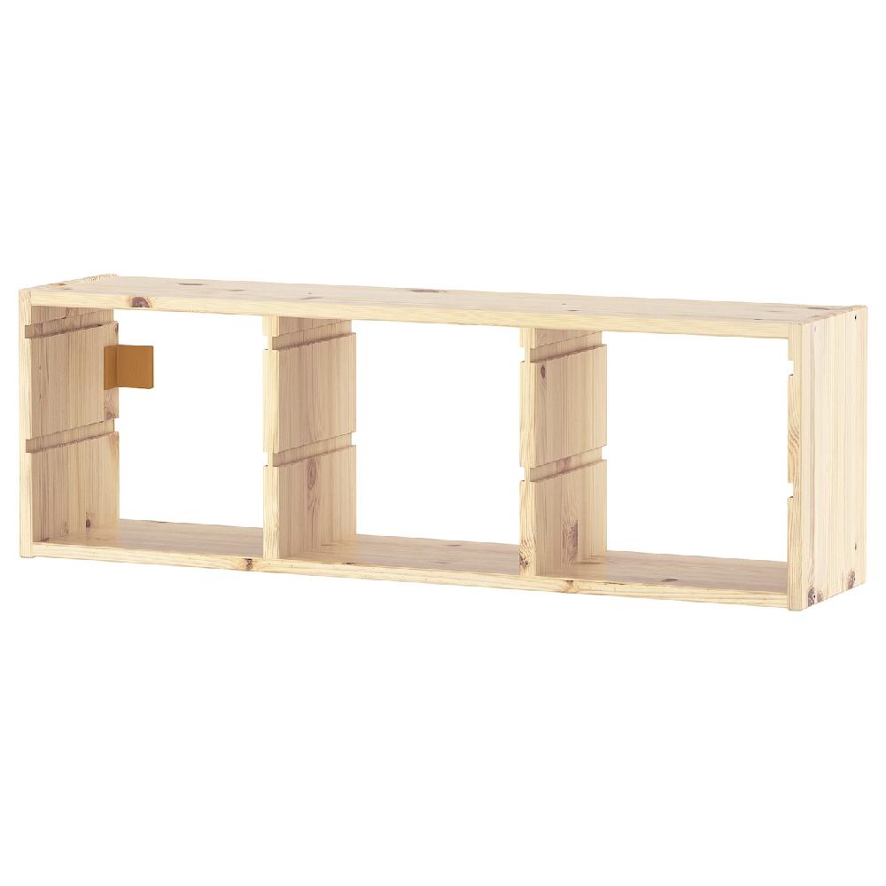 IKEA TROFAST Almacenaje de colgar pino tte claro 93x30 cm