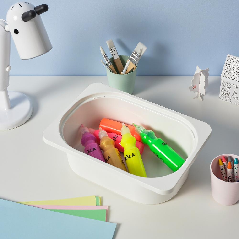 IKEA TROFAST Almacenaje De Colgar Pino Tte Claro/blanco 32x21x30 Cm