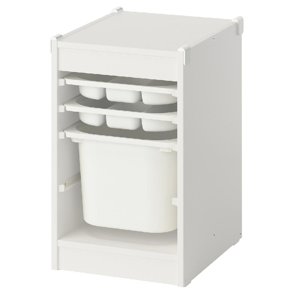 IKEA TROFAST Combi alm caja/bandejas blanco/blanco 34x44x56 cm