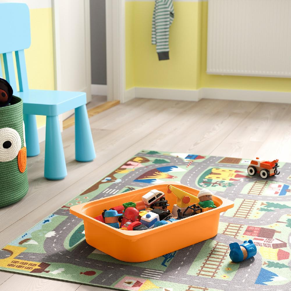 IKEA TROFAST Combinación De Almacenaje Con Cajas Blanco Blanco/multicolor 99x44x94 Cm