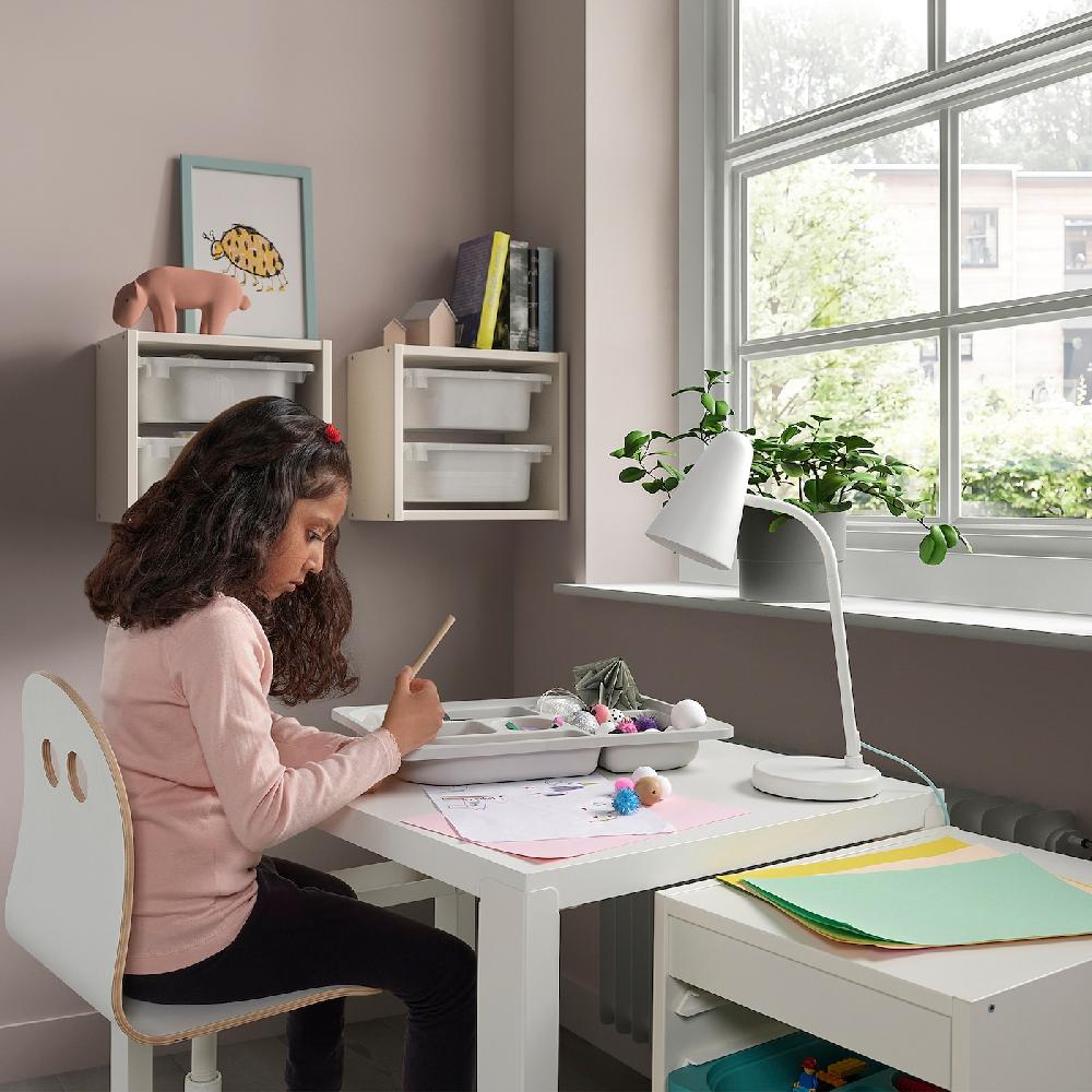 IKEA TROFAST Portaobjetos Con Compartimentos Gris 42x30x5 Cm