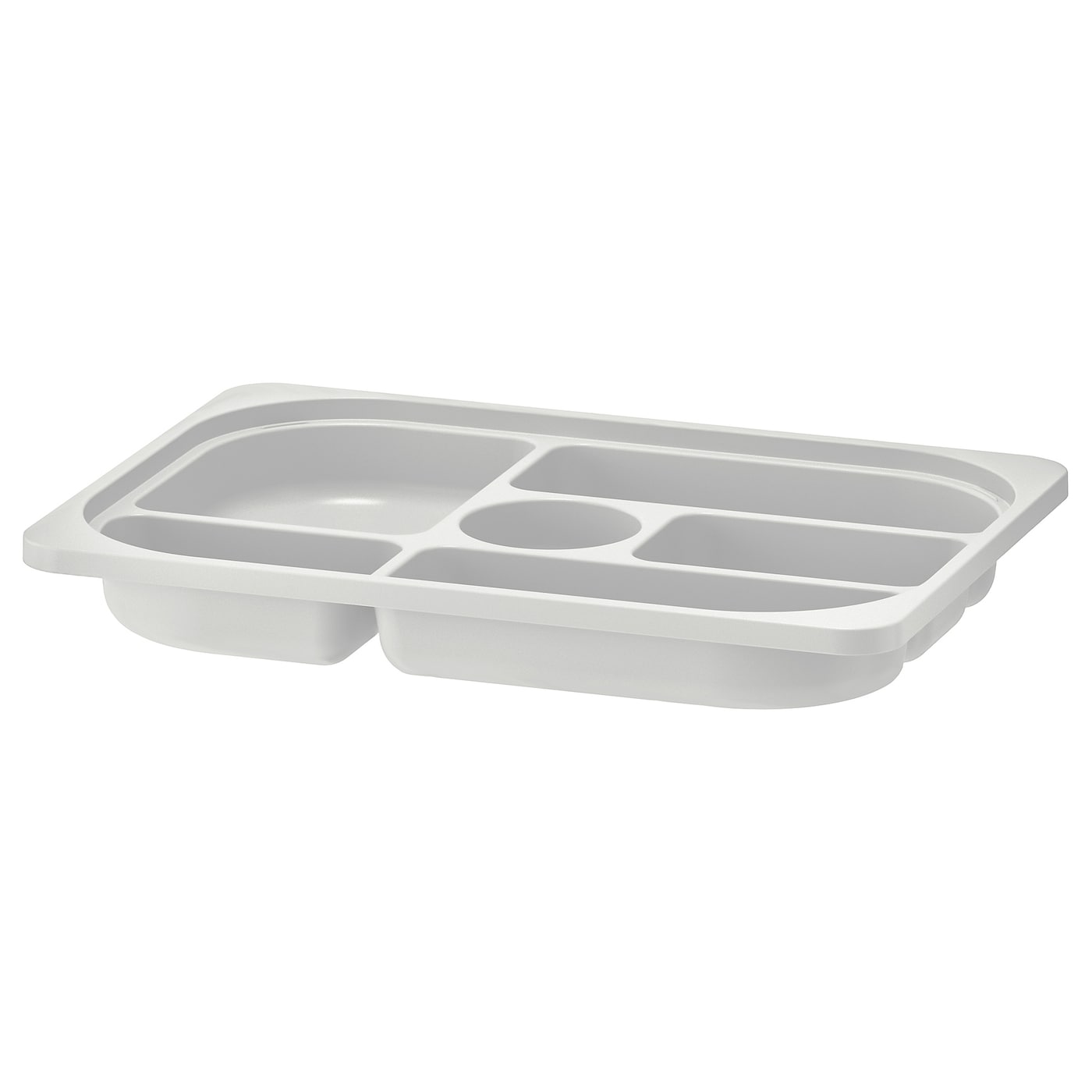 IKEA TROFAST Portaobjetos con compartimentos gris 42x30x5 cm