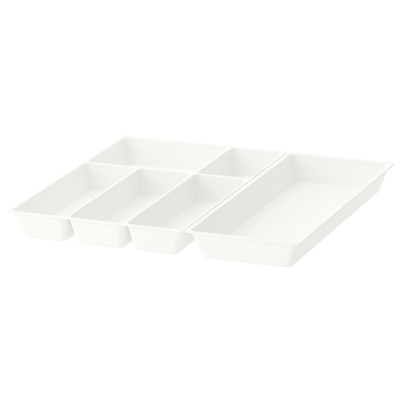 IKEA UPPDATERA Bandeja para cubiertos y utensilios blanco 52x50 cm