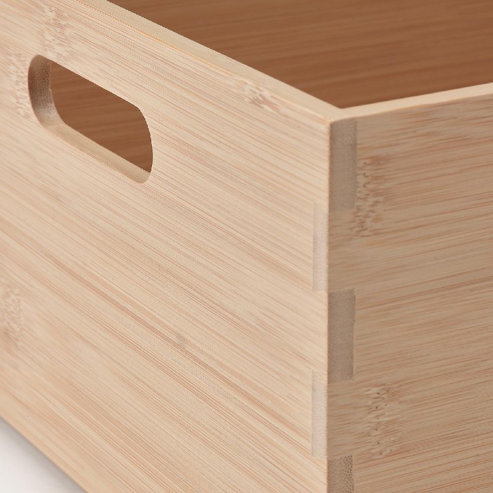 IKEA UPPDATERA Caja Almacenaje Bambú Claro 24x32x15 Cm