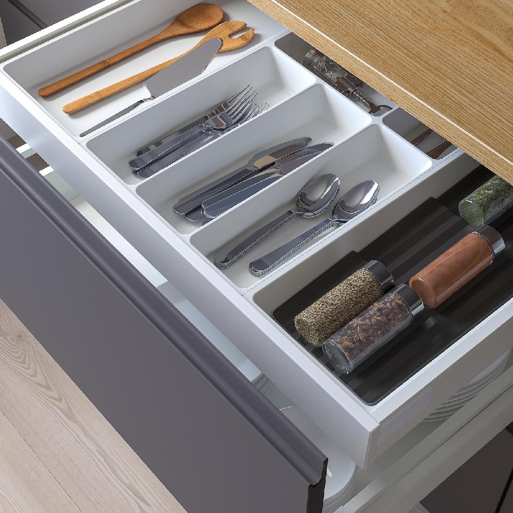 IKEA UPPDATERA Cubertero Con Especiero Blanco/antracita 72x50 Cm