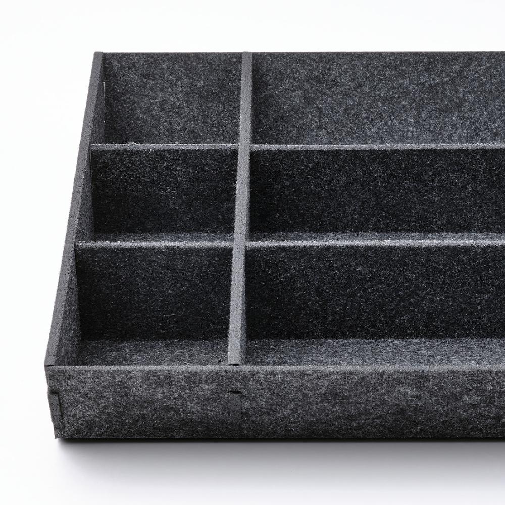 IKEA UPPDATERA Organizador Regulable Para Cajón Gris 40 Cm