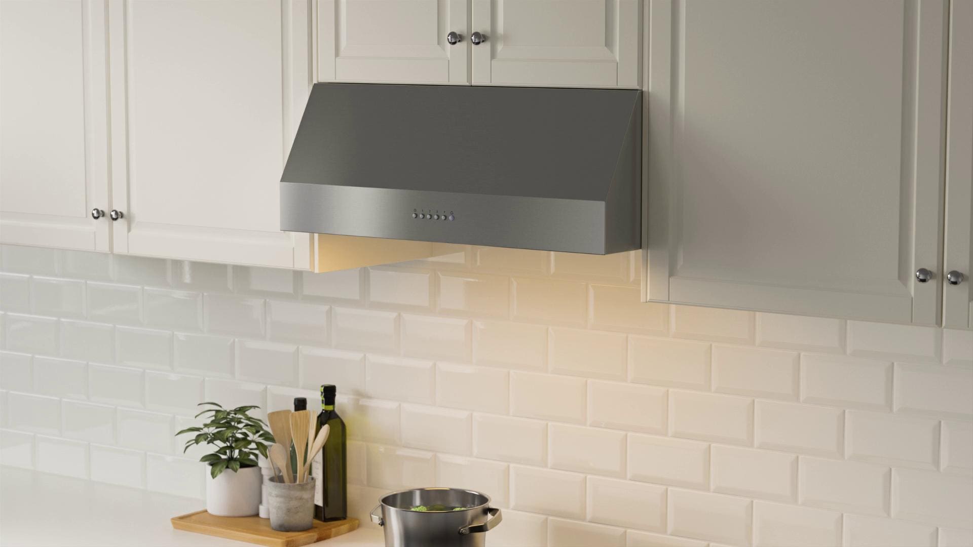 IKEA UPPFRISKANDE Extractor De Pared Col Acinox 80 Cm