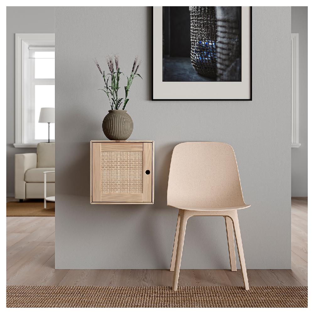 IKEA VÄLJARE Mueble De Almacenaje Con Puerta Pino/álamo Negro 35x25x35 Cm