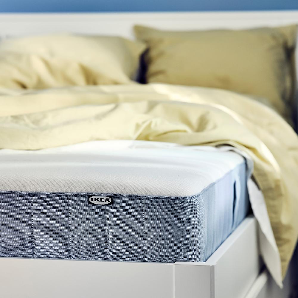 IKEA VESTERÖY Colchón De Muelles Ensacados Firme/azul Claro 140x200 Cm