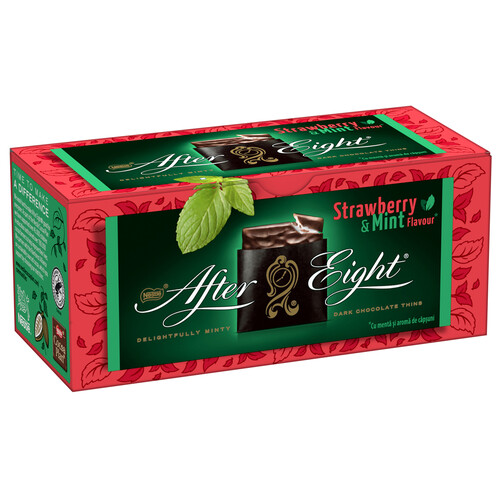Alcampo AFTER EIGHT de Nestlé Chocolatinas sabor fresa y menta 200 g