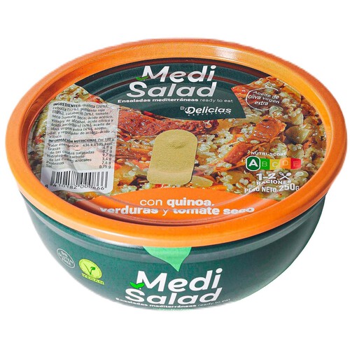 Alcampo AGRUCAPERS Ensalada de quinoa verduras y tomate seco 250g