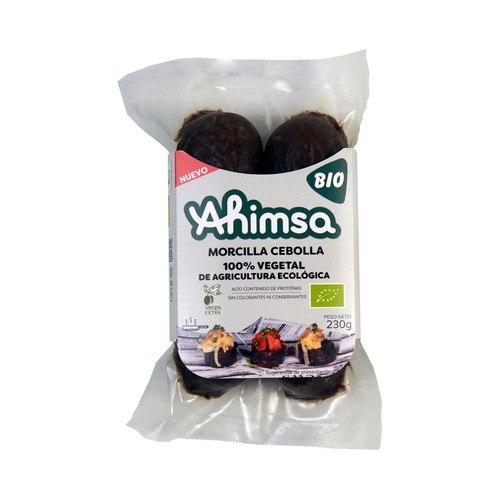 Alcampo AHIMSA Bio Morcilla de cebolla (100% vegetal) de agricultura ecológica 230 g