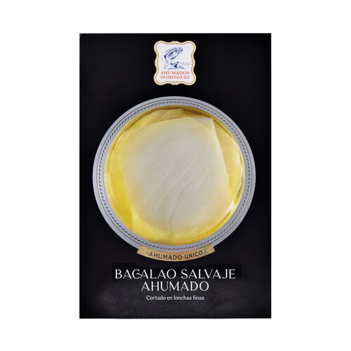 Alcampo AHUMADOS DOMINGUEZ Bacalao salvaje ahumado 90 g