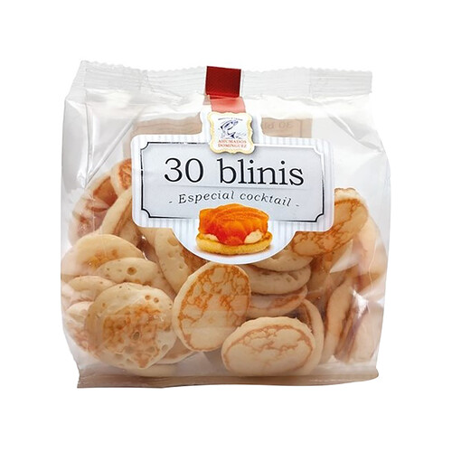 Alcampo AHUMADOS DOMINGUEZ Blinis especial cocktail AHUMADOS DOMINGUEZ 135 g