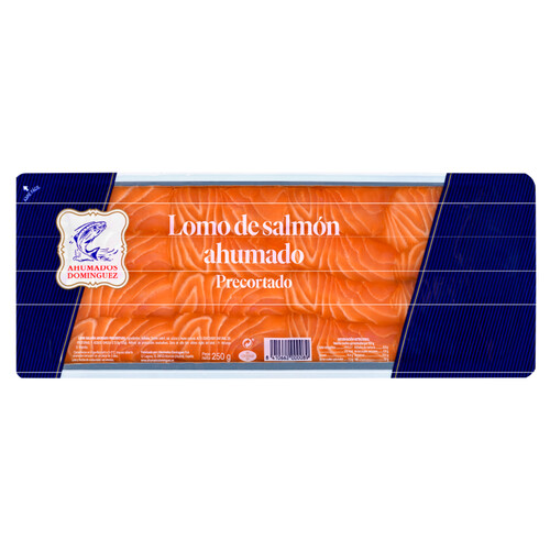 Alcampo AHUMADOS DOMINGUEZ Salmón ahumado precortado 200g