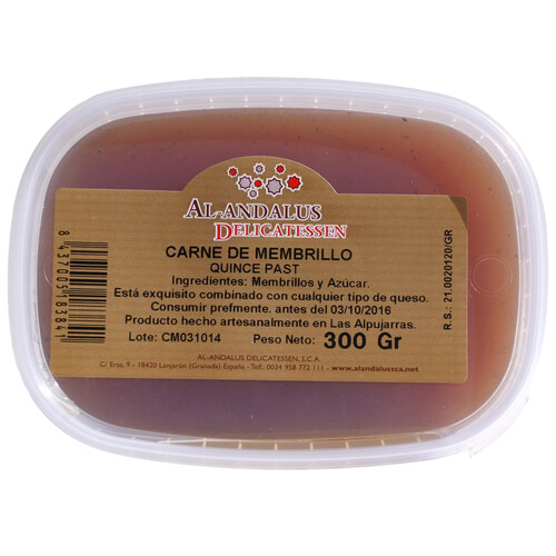 Alcampo AL ANDALUS Carne de membrillo AL ANDALUS 300 g