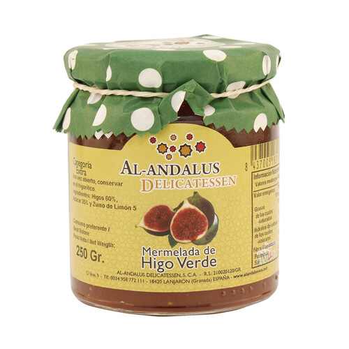 Alcampo AL ANDALUS Mermelada higo verde AL ANDALUS 250 g